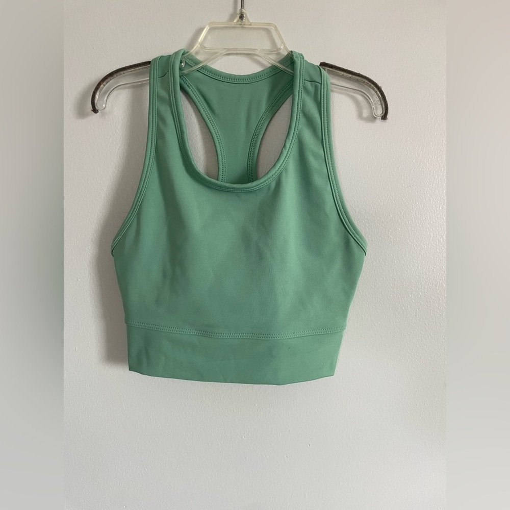 Free Assembly girls size medium sports bra teal